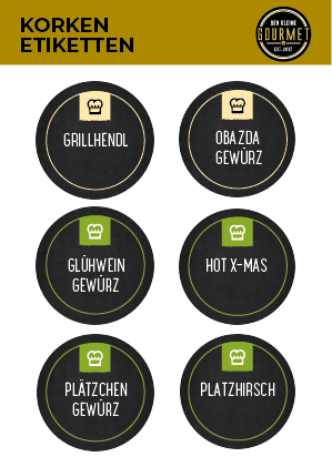 Special Korkenetiketten